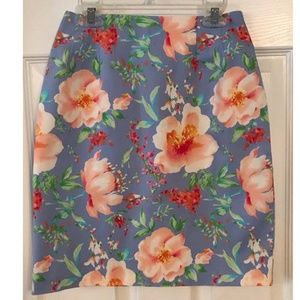 Vintage Leggiadro Floral Print Skirt Size 6